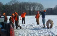 Chris and Werner start snowball fights!